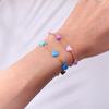 Children'S Colorful Heart Gradient Bracelet Ins Able Wrist Chain For Gilrs Party Jewelry Gift