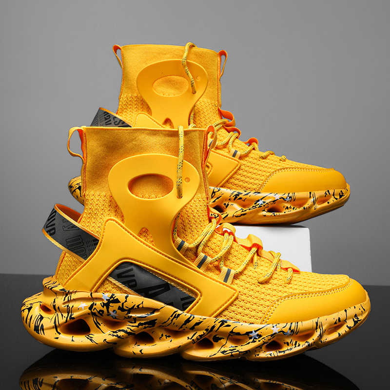 Fashion Increase Height Round Nose Fitness Gym Shoes Woven Men's Gym Sneakers For Men 46 Sport Leisure Casual Racing