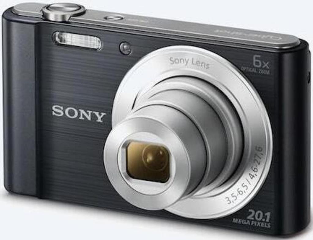Sony Câmera Digital W810 6x Óptica Preta Cyber-shot DSC-W810-B