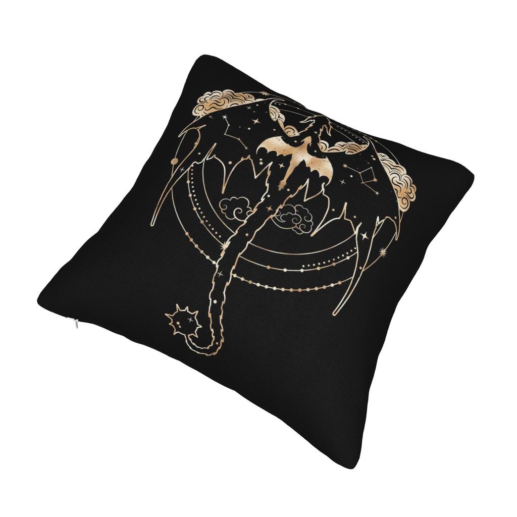Celestial Tairn and Andarna Fourth Wing Pillowcase Printed Cushion Cover Decoration Throw Pillow Case Cover Bedroom