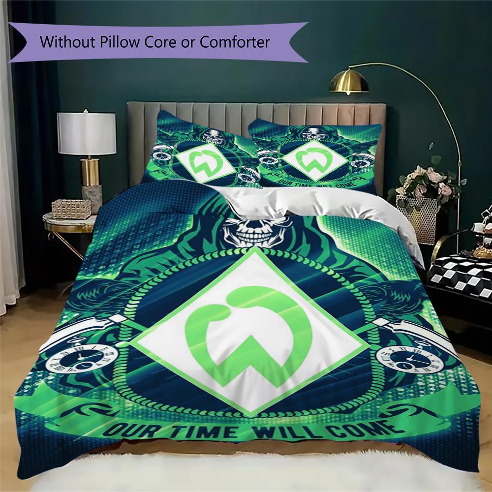 Bremen Germany Pattern Bedding Uilt Set Uilt Cover Pillowcase Home Decoration Birthday Gift (1 * Duvet Cover + 2 * Pillowcase Without Core)20