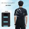 [BLOOMY CHIC] Men's Tracksuit Sportswear Set: Gradient Short-Sleeve T-Shirt and Shorts. Ideal for training, running, gym, and loungewear. Features inc