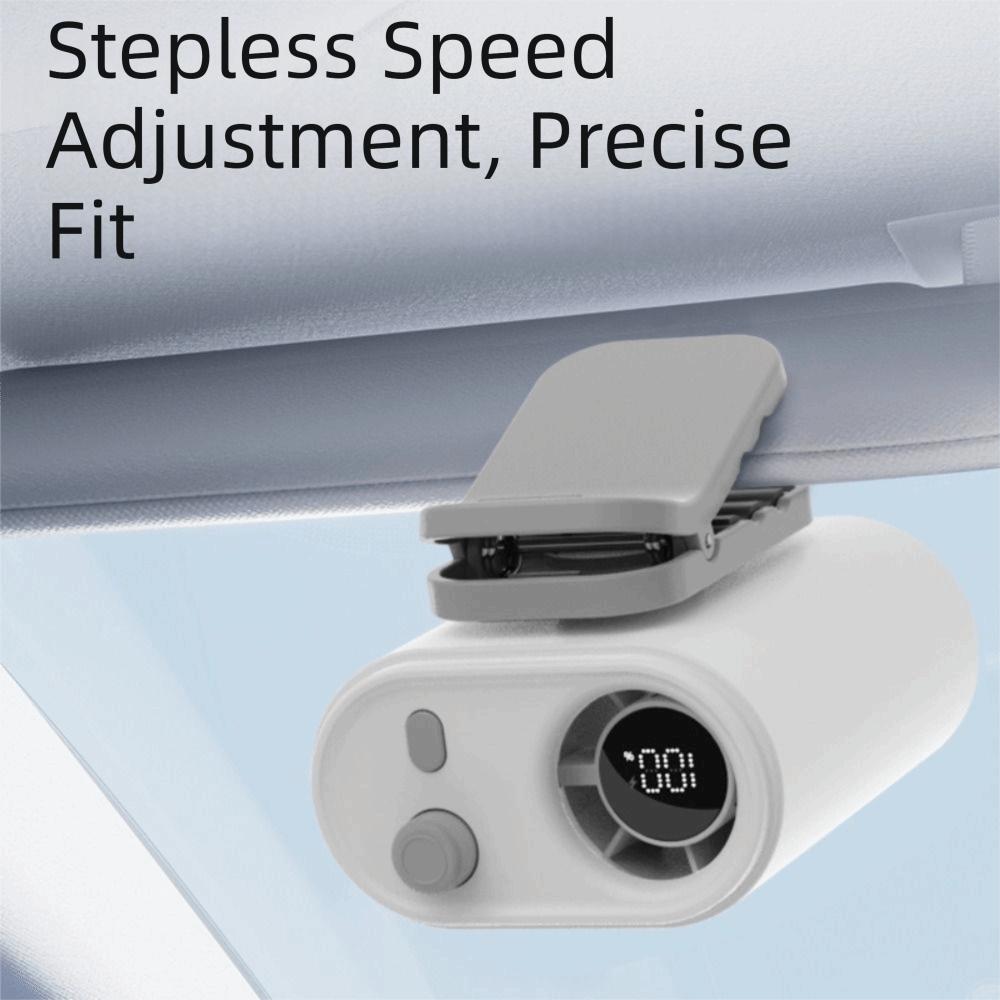 Adjustable Airflow Clip-on Waist Fan Compact Lightweight Multifunctional Fan  Daily Use