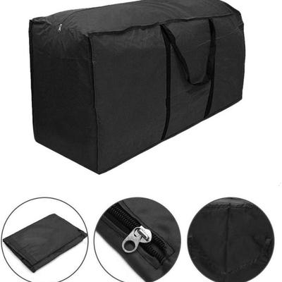 210D Oxford-Gewebe Schwarz Outdoor-Möbelkissen Aufbewahrungstasche Weihnachtsbaum-Organizer