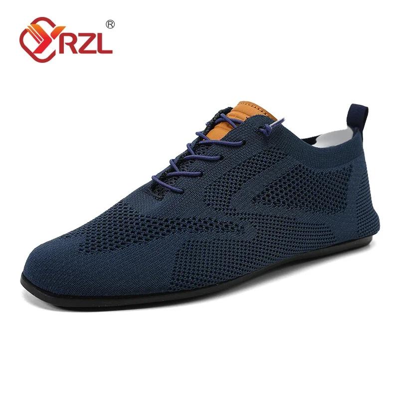 Mocassini da Uomo YRZL in Rete Mocassini da Guida Suola Sottile Scarpe Piatte da Passeggio Leggere Traspiranti Antiscivolo Mocassini Casual Scarpe da Uomo