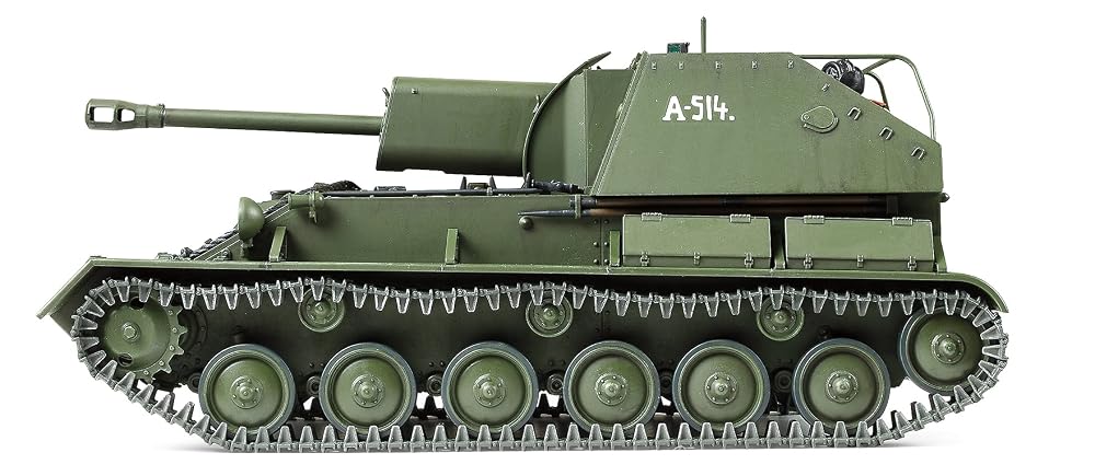 Tamiya 135 Military Miniature Series No.348 Soviet Army Self-Propelled Artillery SU-76M Plastic Model 35348