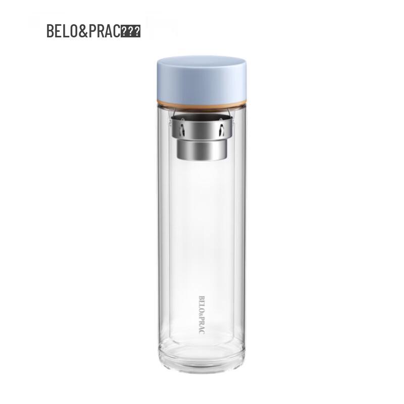 Beiluke BK064 Double-Layer Glass Tea Infuser Cup