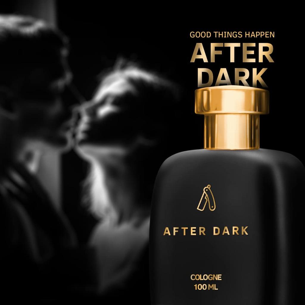 Ustraa After Dark Cologne for Men 100ml with Saffron, Oudh, Musky Notes
