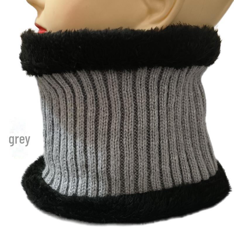 

Унисекс утолщенный вязаный шерстяной шарф: Теплый, модный чехол для шеи для зимней езды на велосипеде