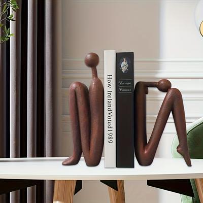 Moderní minimalistické abstraktní geometrické knižní zarážky, luxusní dekorace na víno