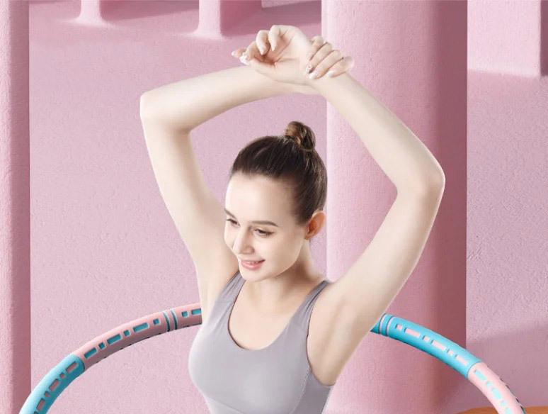 Detachable Adjustable Foam Hula Hoop for Adult Fitness