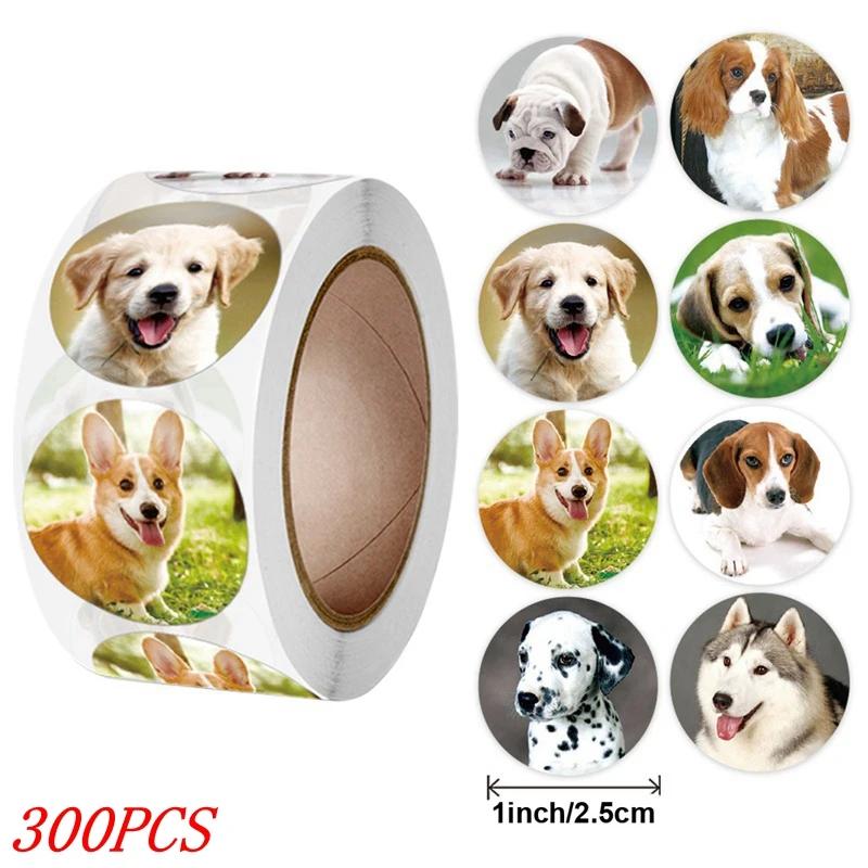 50-500pcs Kids Reward sticker  puppy dog Pattern encouragement stickers for Teachers Cute Animals Stickers Stationery Stickers