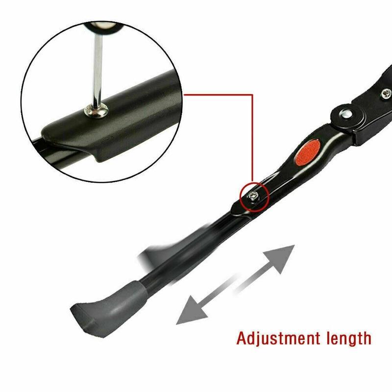 Adjustable Road Bicycle Kickstand Parking Rack Mountain Bike Support Side Kick Stand Foot Brace Universal Hardware Accessories