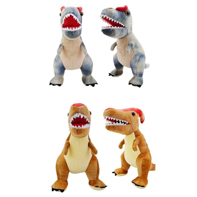 Adorable Plush Dinosaur Stuffed Toys Perfect Holiday Gifts Triceratops And T-rex