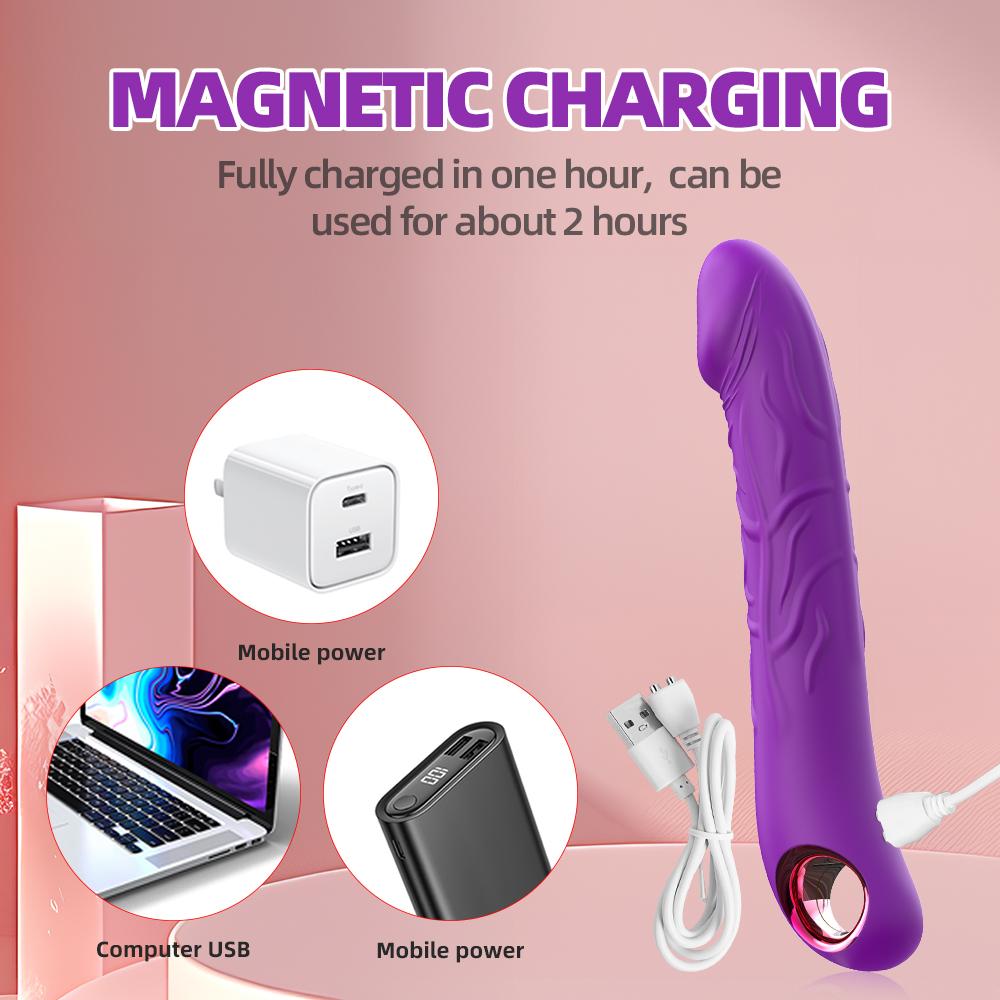 Vibrator Dildo Sex Toys For Women Powerful Adjustable Vibro Magic Wand Clitoris And G Spot Stimulator Female Masturbation Adult Goods
