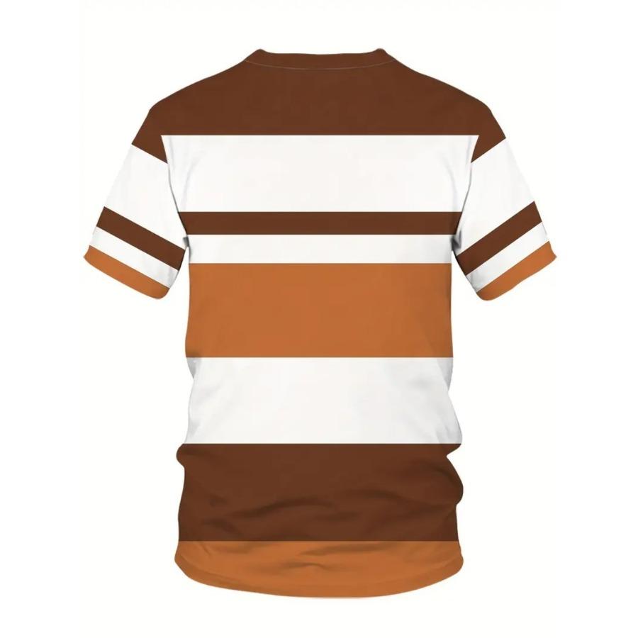 Pánské tričko nadměrné velikosti XL-7XL s krátkým rukávem a kulatým výstřihem, vintage ležérní, velké velikosti