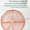 Metal 360° Rotating Mesh Pencil Holder Hollowed-out Pencil Display Rack  Bedroom Decoration