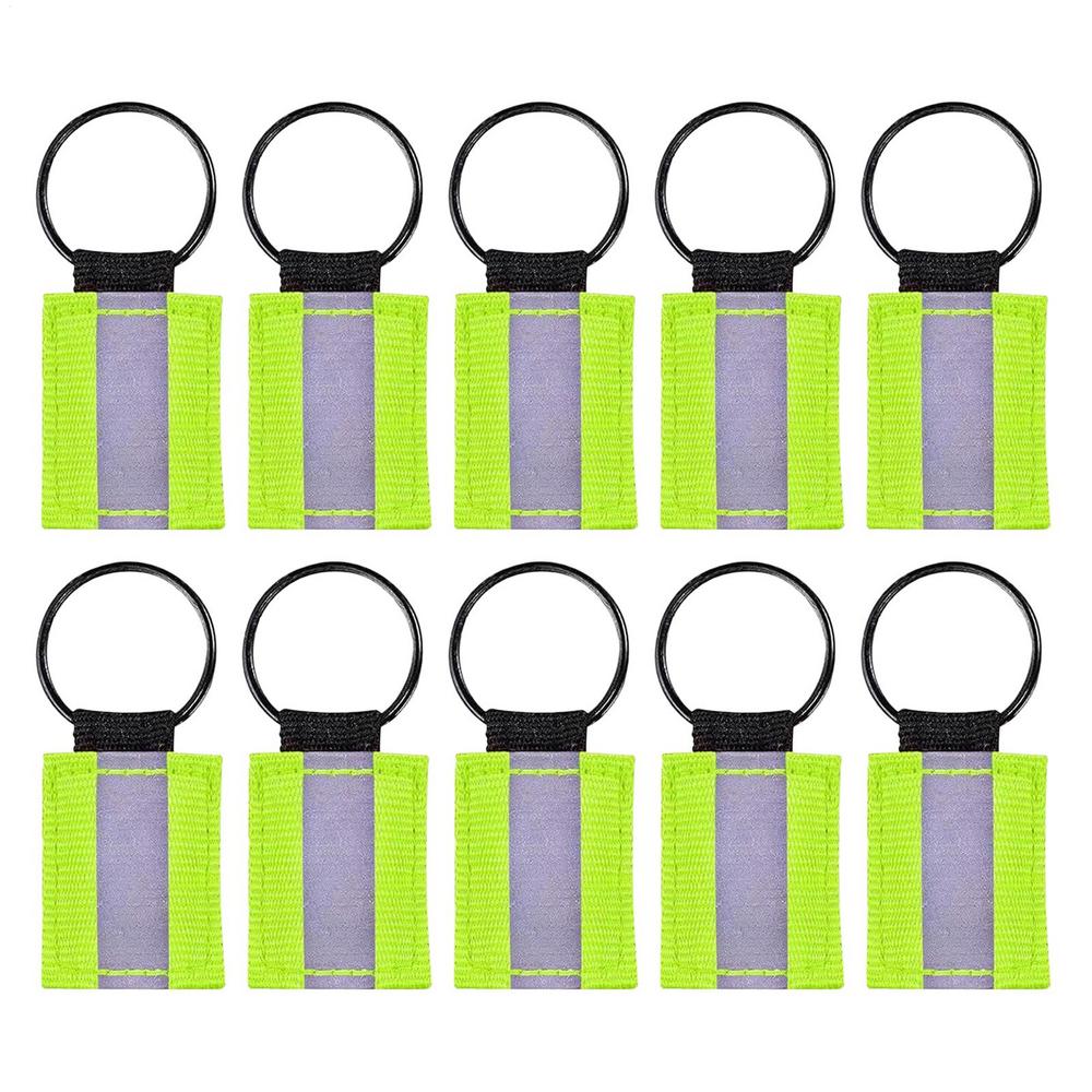 Reflective Backpack Tag 10X Safety Reflector Pendants Reflective Backpack Pendants Safety Reflector Pendant Tags Stylish