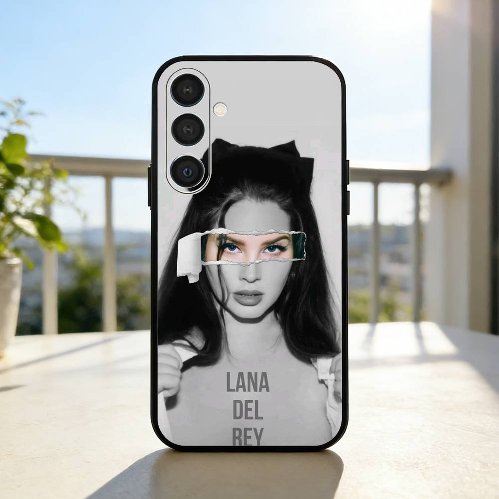 L-Lana D-Del R-Rey Singer Phone Case For Samsung  A73,72,71,A52,51,40,41,A22,A32,31,A13, Soft Black Shell
