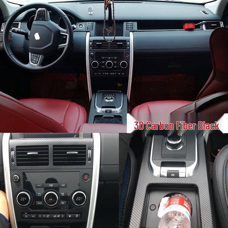 Discovery Sport Interior Carbon Fiber Shift Lever Sticker and Console Decoration Film
