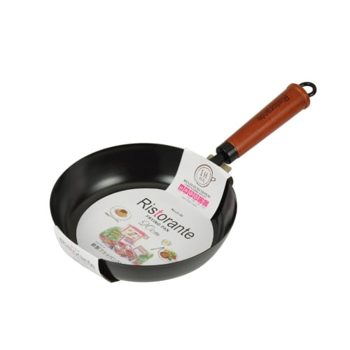 Liberty Corporation LD-36 Black Iron Frying Pan, 20cm, Ristorante, Compatible with All Heat Sources