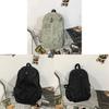 Classic Nylon Student Backpack With Design For School And College Use