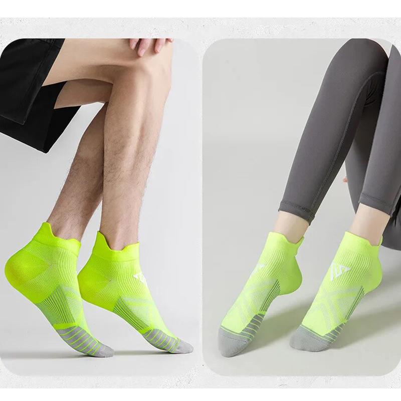 3 Pairs Sports Socks For Men Women Breathable Running Socks Quick Dry Anti-friction Marathon Ankle Socks Cycling Gym Fitness New