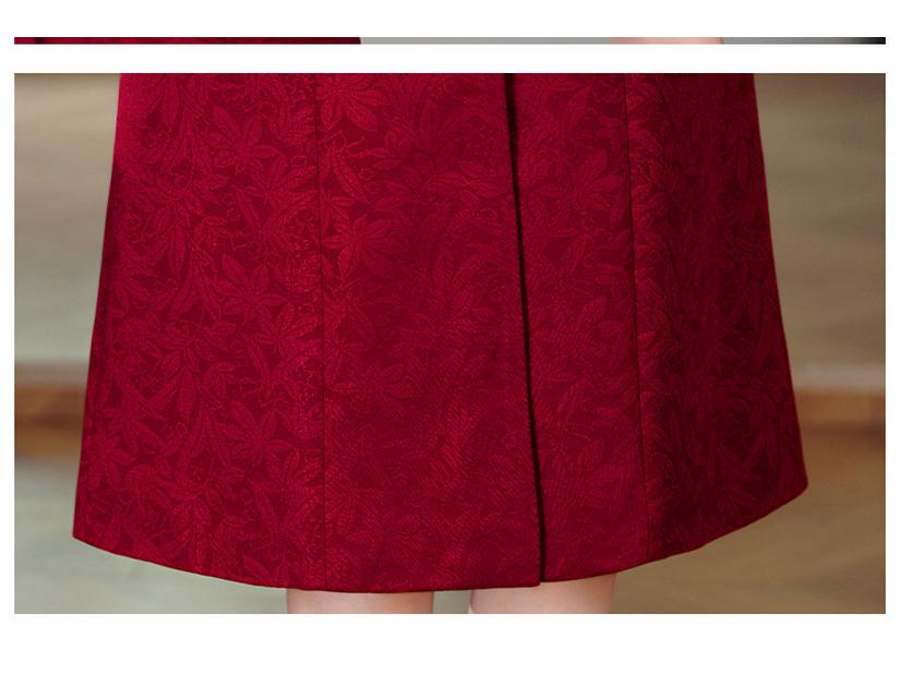 Elegant Two-Piece Mother of the Groom Dress for Autumn/Winter – Slim Fit, Plus Size Available