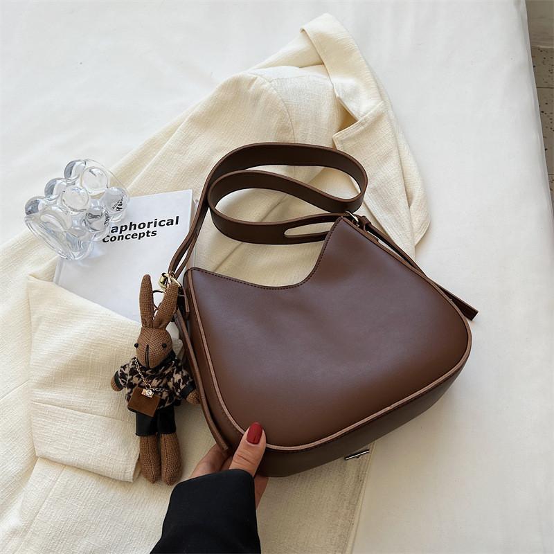 High-end Fashion Shoulder Bag Women's Korean Style Retro Simple Lady Crossbody Bag
