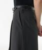 Musinsa Standard Woman Women'S Panel Slit Knee Length Skirt [Gray]