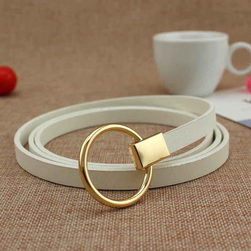 Spring And Summer Student Dress Casual Decoration Belt Multi-Colored Ring Knotted Women'S Belt Accessories