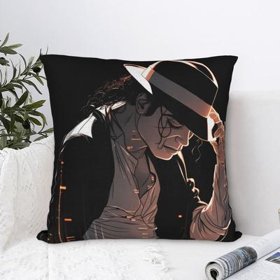 Pillow Cover Singer M-Michaels Fanart  Kawaii Pillow Case For Couch Sofa Bedroom Pillowcases