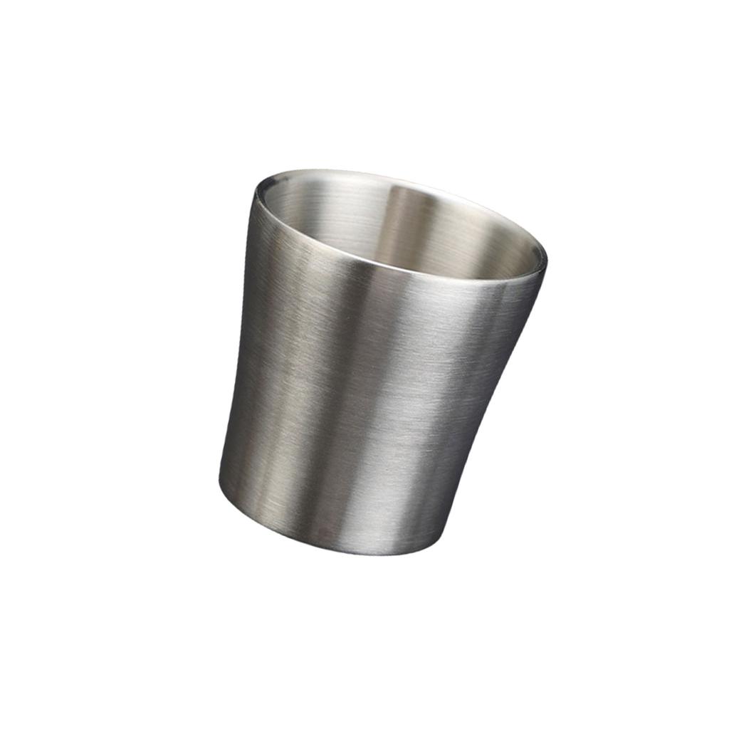 Double Wall Cups 304Stainless Steel Reusable 2 Capacity Choose for Easy Storage for Camping and BBQ Insulated Drinking