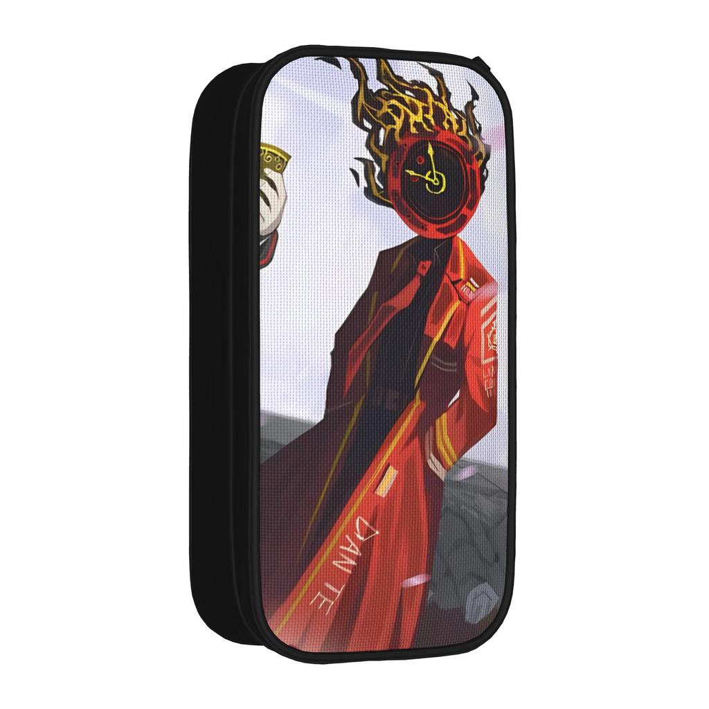 Large-capacity Pencil Case Limbus Company Games Merch Double Layer Pencil Box Women Makeup Bag Gift