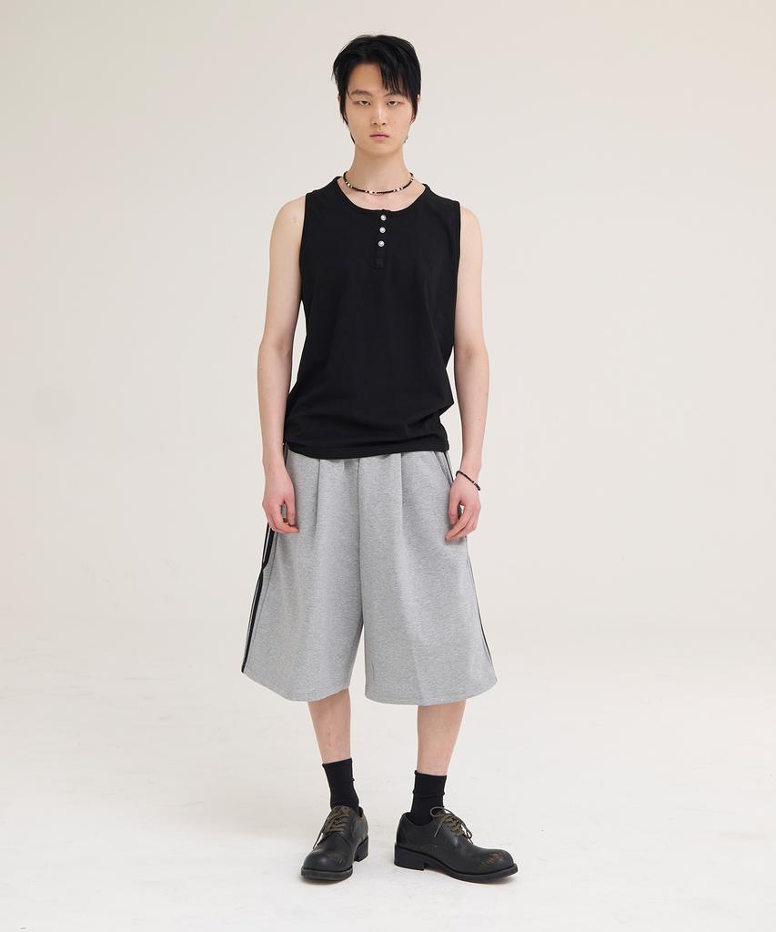 Akesi Victor'S Bermuda Sweatpants_Melange Grey