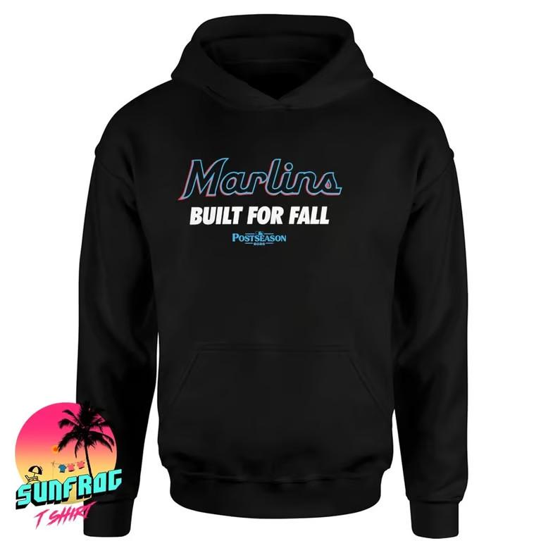 Marlins Built For Fall 2025 MLB Postseason shirt Unisex T-Shirt M