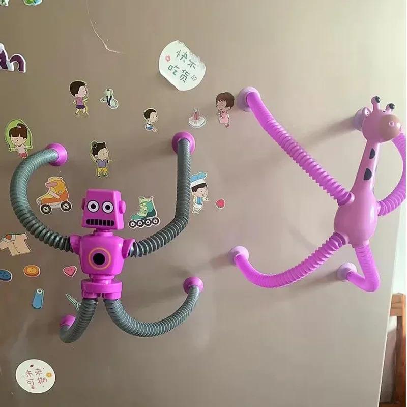 Gifts for children at holiday parties, adult suction cups, bursting tubes, pressure reducing and retractable toys, giraffe hand
