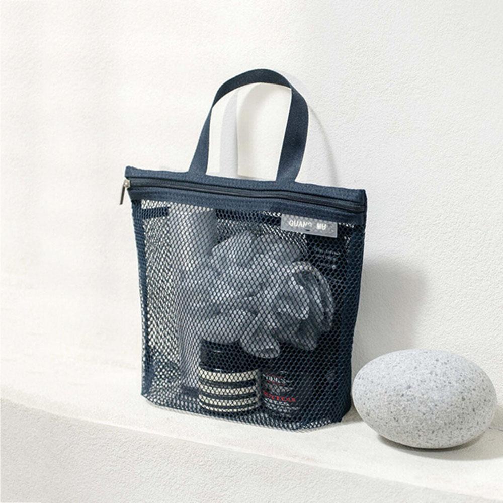 

Quick Dry Toilet Bag Shower Bag Mesh Bag New Cosmetic Bag Travel фіолетовий