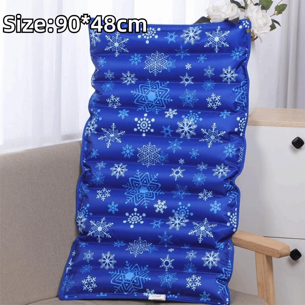 Refillable Ice Seat Cushion DIY Design Foldable Pet Cooling Gel Mat Summer Cool Portable Water Filling Cushion Kids Adult