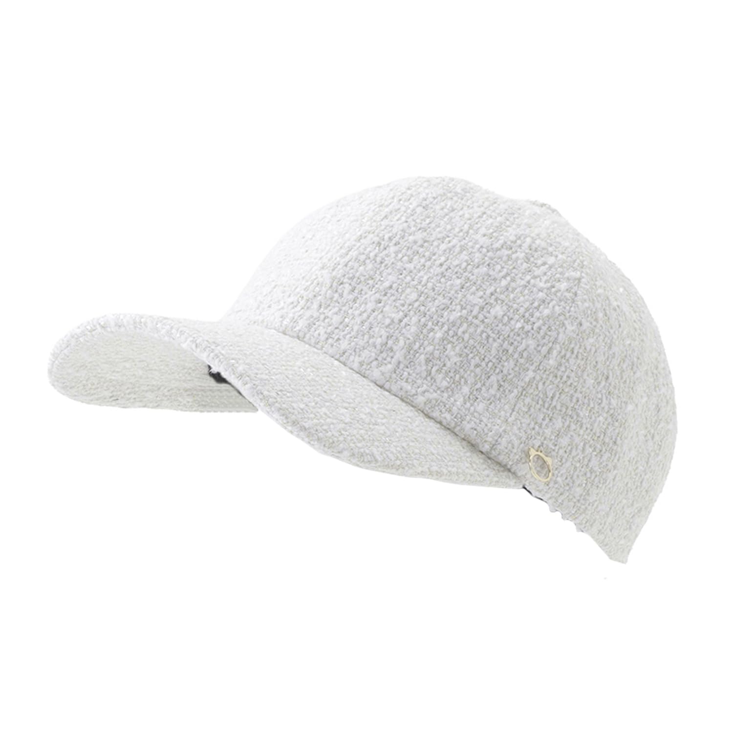 Кепка твидовая PAUL & JOE ACCESSOIRES Moonbat, однотонная, женская, 71270, Белый