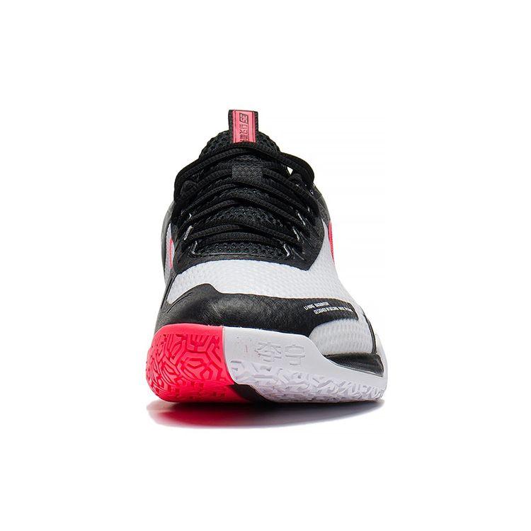 Li Ning Ground Flight SE Fabric Shock Absorption Breathable Low-Top Badminton Shoes Unisex Shoes Black White AYZS014-1