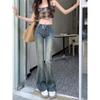 Stretch Skinny High-waisted Micro-flared Jeans Woman
