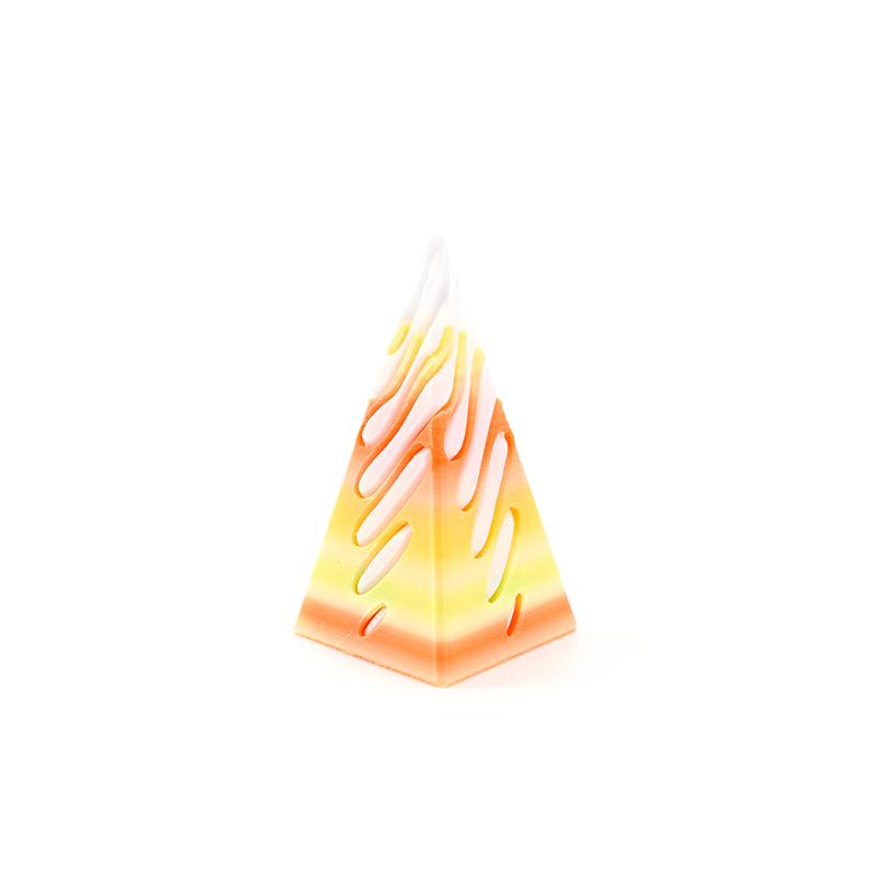 1 Piece Spiral Cone Decompression Toy 3D Printed Pyramid Impossible Pass-Through Sculpture Square Pillar Helix Screw Fidget Toys