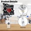 Scalable Black Badge Reel with Crocodile Clip. A Fun Medical ID Gift for Doctors & Nurses.