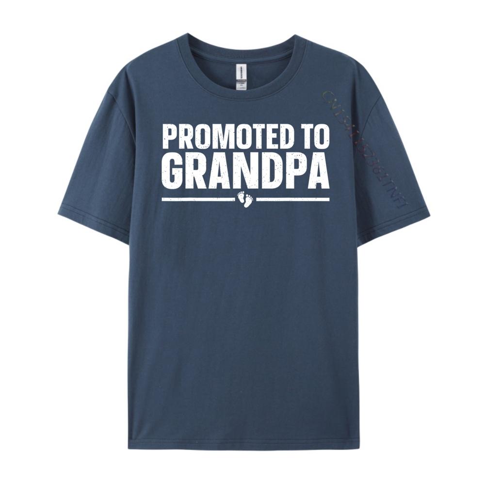 

Cool Promoted To Grandpa For Grandfather New Grandpa Funny Shirts T Shirt Men Harajuku Comfortable TShirt 4XL