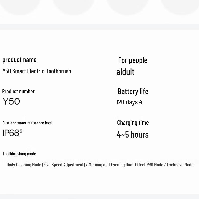 usmile Y50 AI Smart Electric Toothbrush CN Plug (adapter Included)