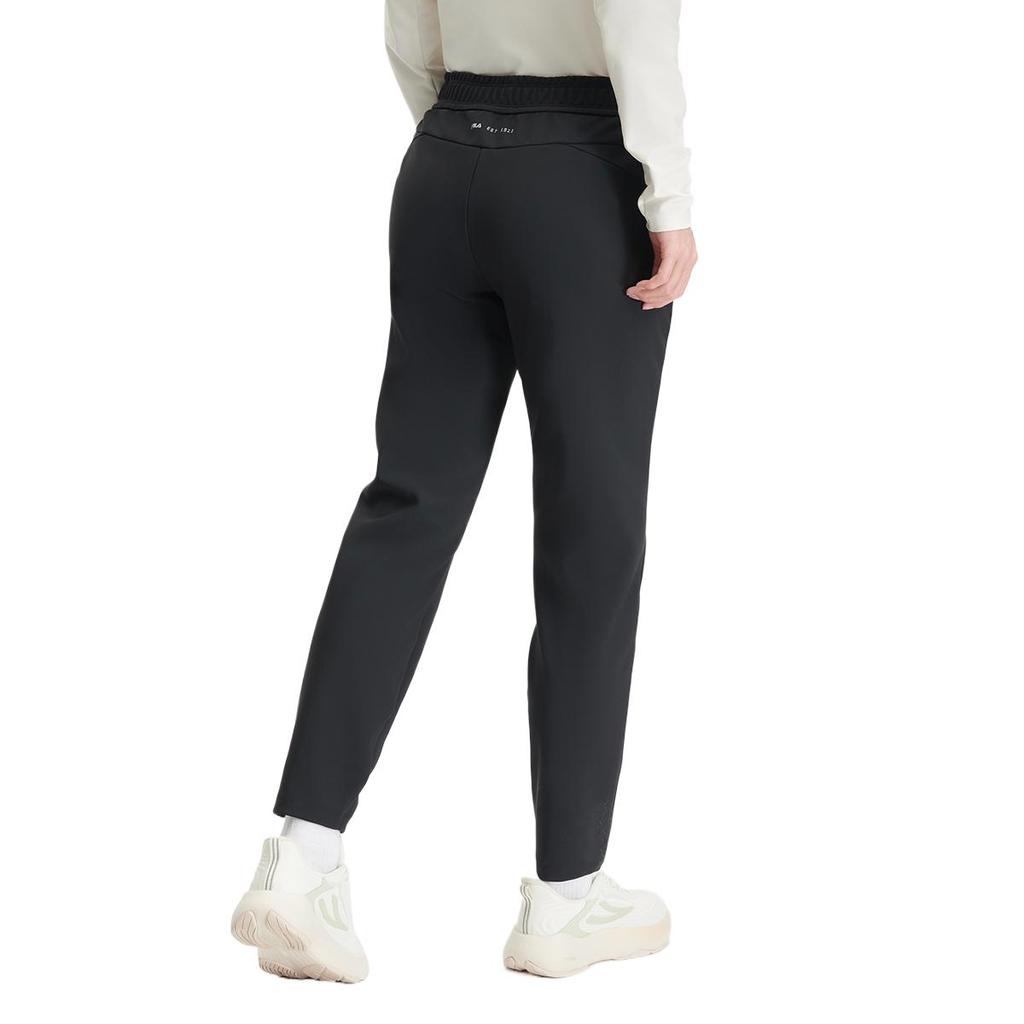 FILA Fashion Versatile Skin-Friendly Soft Knitted Sports Pants Women bottoms Deep-Black A11W441603A-BK