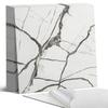 Set of Self-Adhesive Vinyl Tiles, Marble Pattern with Veins, 9x30x30 cm