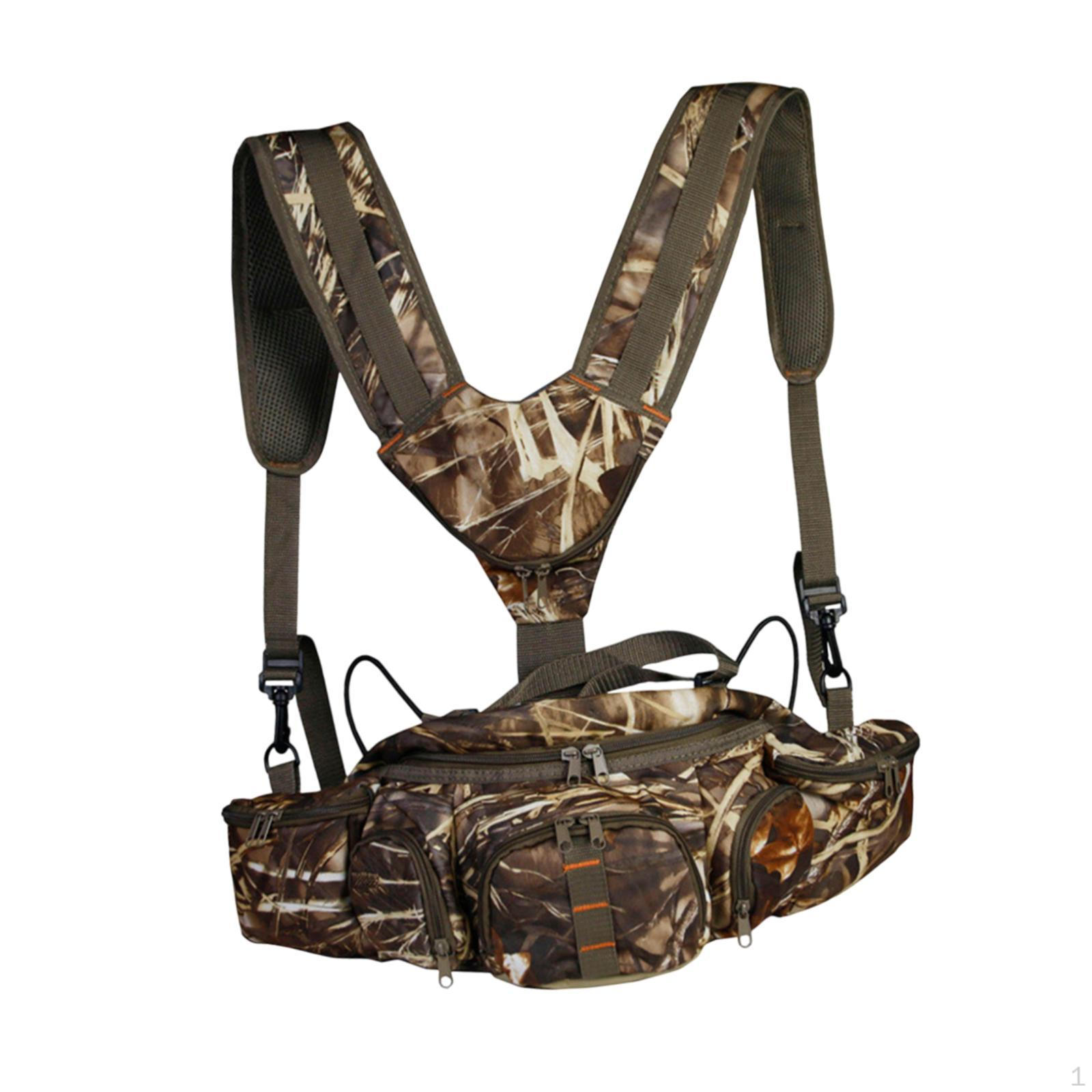 

Waist Pack Pouch Portable with Shoulder Straps for Hiking Backpacking Travel