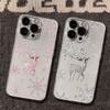 Winter Snowflake Pink Deer Phone Case for Xiaomi Mi 15T 14T 14 13T 13 12T 11 Lite 4G NE Poco X6 X5 F7 F6 M6 X7 Pro 5G Cover